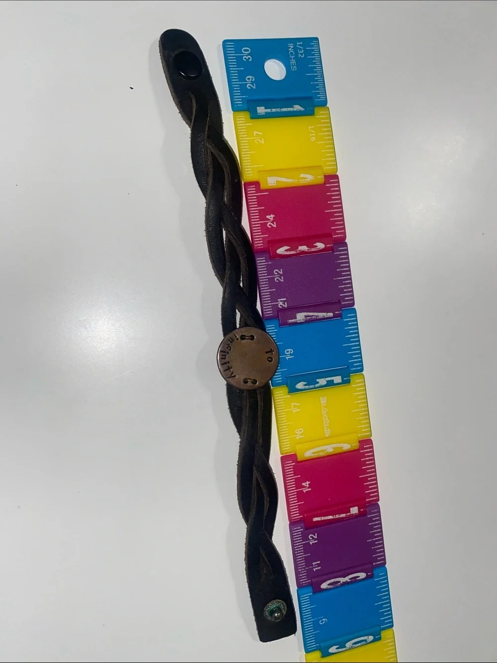To Infinity Brown Leather Wrap Bracelet